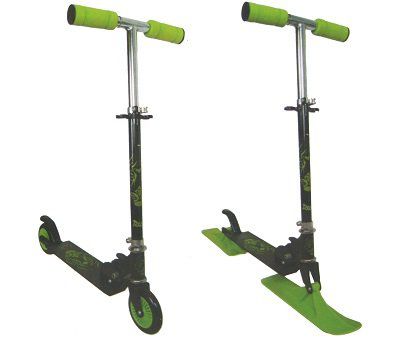 2in1 Scooter mit 120 mm Rollen und Kufen für 19,99€ (statt 23€)