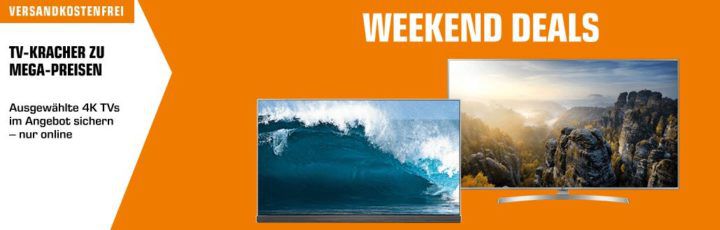 Saturn Weekend Sale: günstige TVs, Gaming + Fitness Artikel