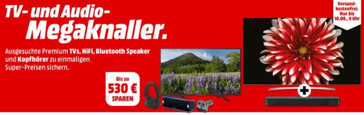 Media Markt TV  u. Audio Knaller: z.B. LG PK7 Bluetooth Lautsprecher für 99€ (statt 149€)