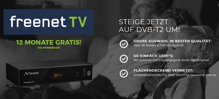 24 Monate freenet TV für eff. 2,88€ mtl.   Receiver für einmalig 9,95€ möglich