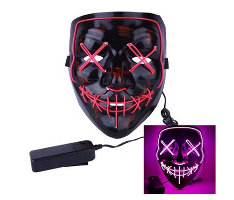 Maske mit LED Beleuchtung (verschiedene Modelle) für je 6,17€