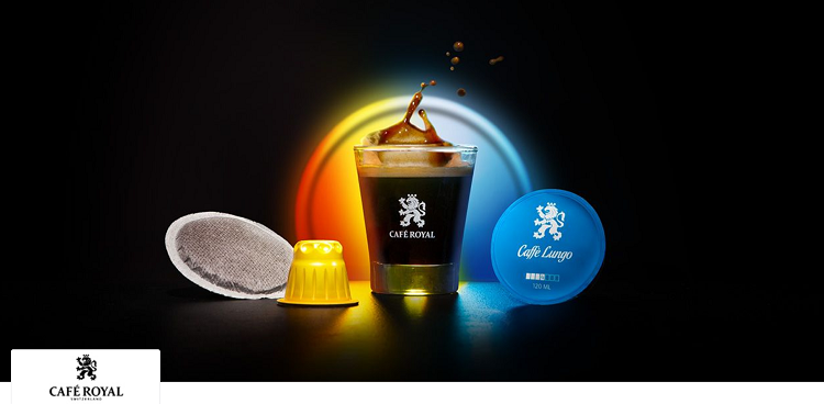 Café Royal   Kaffeekapseln oder Pads bei vente privee   z.B. 100 Espresso Forte Kapseln ab 17,99€