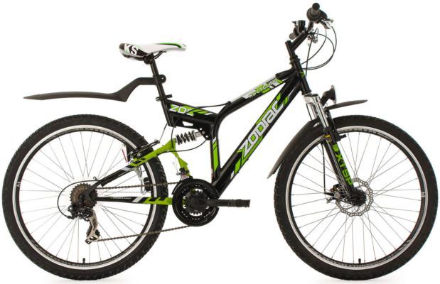 Zodiac Fully 21 Gang Herren Mountainbike mit 26 Zoll für 152,92€ (statt 217€)