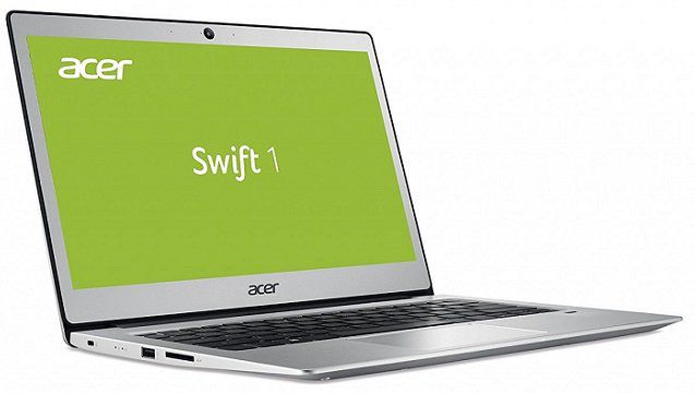 Acer Swift 1 Ultra Thin   13,3 Notebook mit 4GB RAM und 256GB SSD für 319€ (statt 369€)