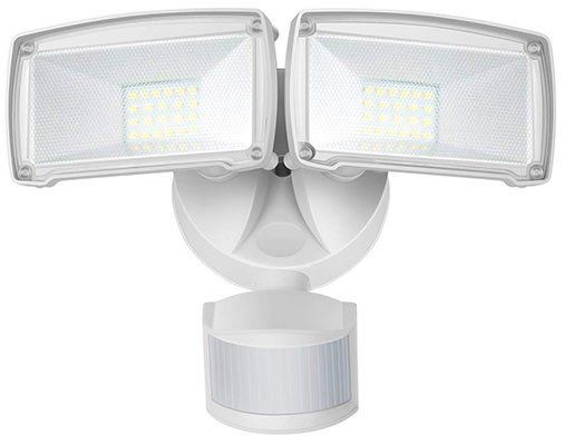 Duo 22W LED Außenstrahler mit Bewegungsmelder für 29,99€ (statt 50€)