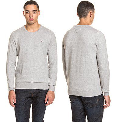 Tommy Hilfiger Feinstrickpullover mit Rundhals für 31,99€ (statt 55€)