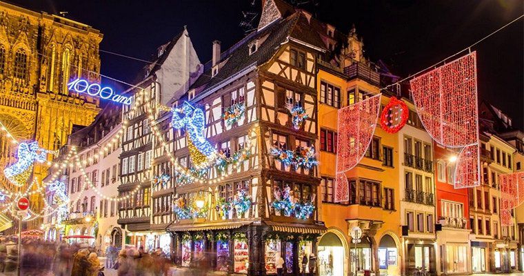 Weihnachtsmarkt in Straßburg: 1  2 ÜN auf einem Hotelschiff inkl. HP, Heißgetränke, Wellness & mehr ab 79€ p.P.