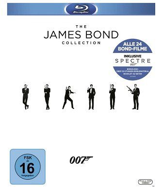 James Bond Collection 2016 auf 25 Blu rays für 84,99€ (statt 97€)