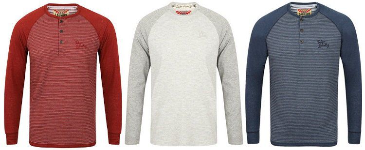 Tokyo Laundry Raglan Herren Longsleeve für 13,94€ (statt 19€)