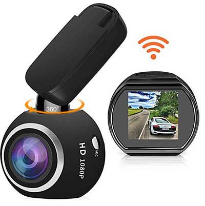 HQBKing Q1   1080p Dashcam mit 360° & WLAN für 48,99€ (statt 70€)