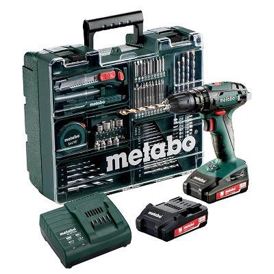 Metabo Akku Bohrschrauber BS 18 Set 18V mit 2x2.0 Ah Akkus für 129,95€ (statt 147€)