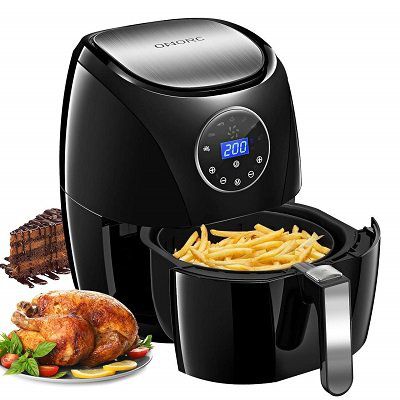 OMORC XL 7 in 1 Heißluftfritteuse mit LCD Touchdisplay für 59,99€ (statt 80€)