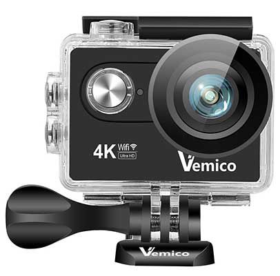 Vemico V2   4K ActionCam mit Fernbedienung & Zubehör für 52,79€ (statt 66€)