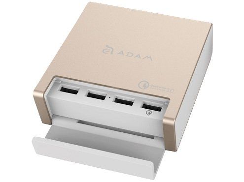 ADAM ELEMENTS OMNIA PA401  Intelligente 4 in 1 USB Tischladestation für 34,99€ (statt 48€)