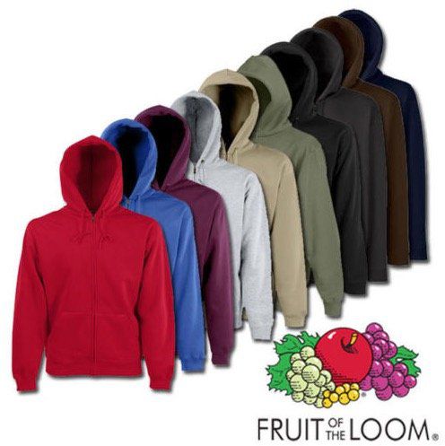 Fruit of the Loom Classic Hooded Sweatjacke mit Reißverschluss für 9,99€ (statt 17€)