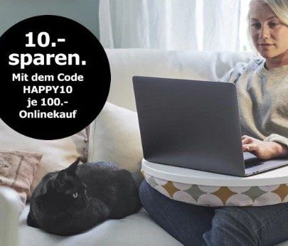 Gutscheinfehler bei IKEA: 10% Rabatt statt 10€ je 100€ MBW   nur heute!