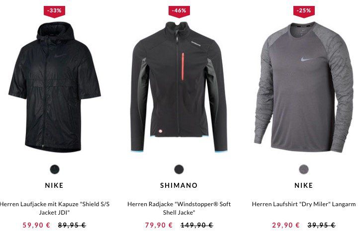 10% Rabatt auf sportliche Herbst Outfits bei engelhorn   z.B. Under Armour Threadborne Streaker Run Laufshirt für 22,41€ (statt 27€)