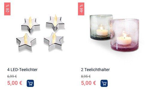 Weihnachts  und Herbstdeko bei Tchibo bis  50% reduziert