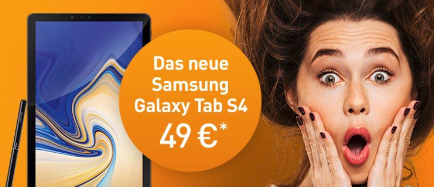 Samsung Galaxy Tab S4 64GB für 49€ (Wert 550€) dank EnBW Ökostrom Wechsel