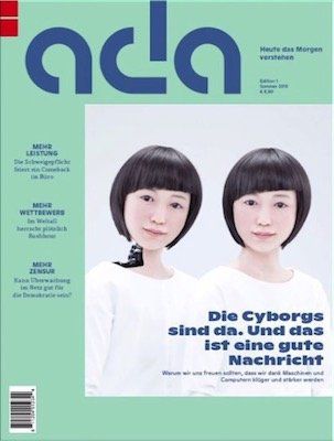 Gratis: eine Ausgabe vom Zukunftsmagazin ada (statt 7,50€)   Print und Digital!