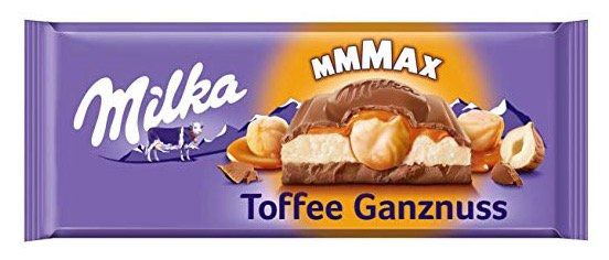 Ausverkauft! 12er Pack Milka Toffee Ganznuss Schokoladentafel mit cremigem Karamel und Haselnüssen ab 11,96€ (statt 36€)