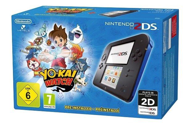 Nintendo 2DS Spielekonsole inkl. Yo Kai Watch für 69,99€ (statt 114€)