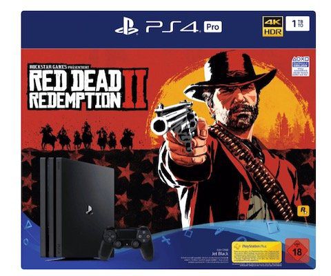 PlayStation 4 Pro 1TB + Red Dead Redemption 2 ab 339€