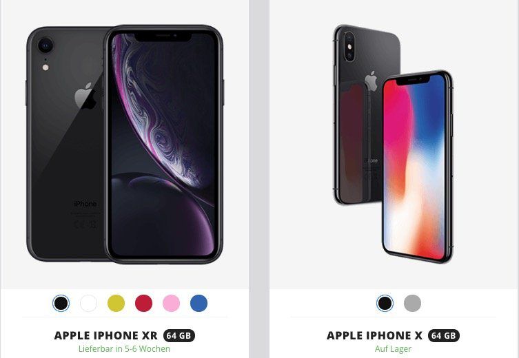 Apple iPhone X für 4,95€ oder iPhone XR für 4,95€ + Vodafone Allnet mit 11GB LTE ab 46,99€ mtl.   Young mit 17GB möglich