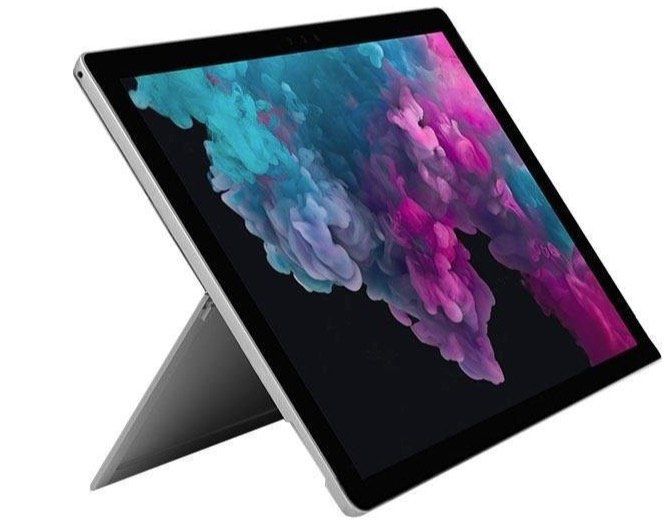 microsoft surface pro 6 12 3 zoll convertible mit m3 128gb ssd microsoft 12