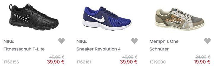 Tipp! Deichmann mit 20% Rabatt auf ausgewählte Artikel der aktuellen Kollektion + keine VSK