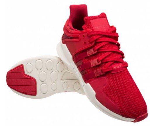 adidas Originals Equipment Support ADV Sneaker in Rot ab 50,98€ (statt 80€)   nur 44 bis 49