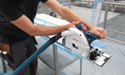 Bosch GKT 55 GCE Professional Handkreissäge mit Führungsschiene inkl. L BOXX für 368€ (statt 420€)