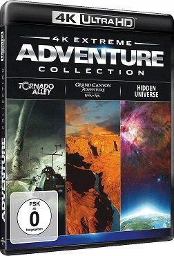 Extreme Adventure Collection (Tornado Alley, Grand Canyon Adventure, Hidden Universe) als 4K Blu ray für 4,99€ (statt 11€)