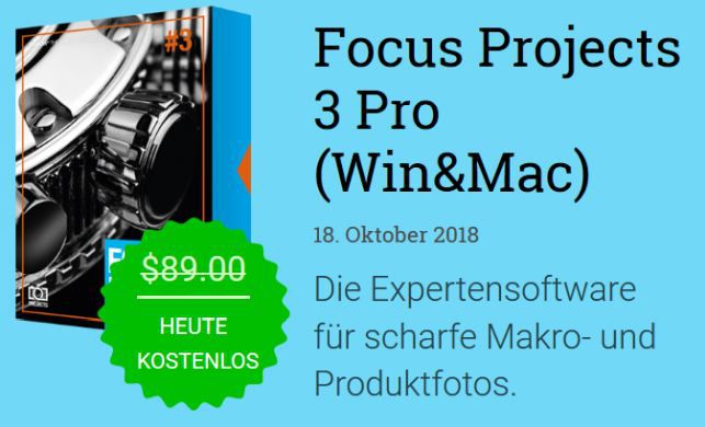Focus Projects 3 Pro (Vollversion, Windows/Mac) gratis