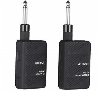 Ammoon WS 10 drahtloser Audio Sender für E Gitarre für 32,19€ (statt 46€)