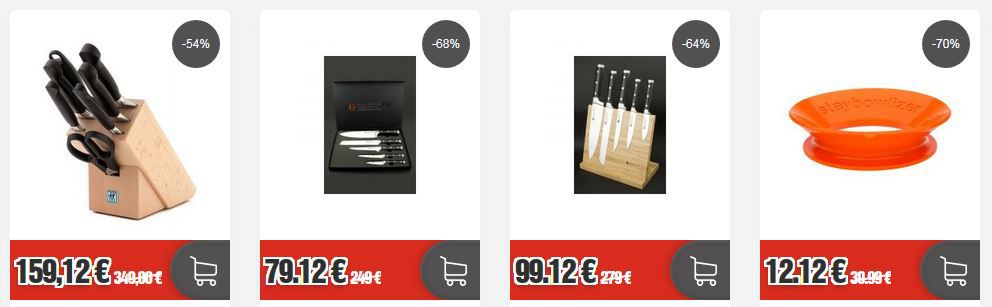 Top12 Küchenzubehör Sale: z. B. Zwilling Messerblock Ceppo Pure 8 Teilig für 159,12€ (statt 248€)