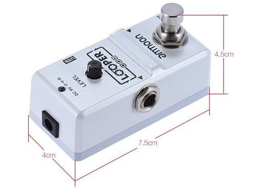 Ammoon AP 09 Nano Looper für E Gitarren, Effektpedal mit 10 Minuten Aufnahme für 24,59€ (statt 31€)