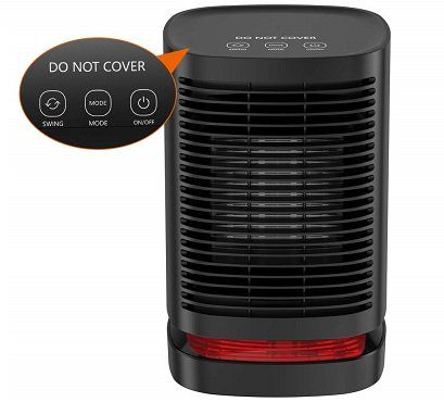 uvistare DH QN05 Keramik Heizlüfter mit 950W & 3 Temperatureinstellungen für 27,94€ (statt 40€)