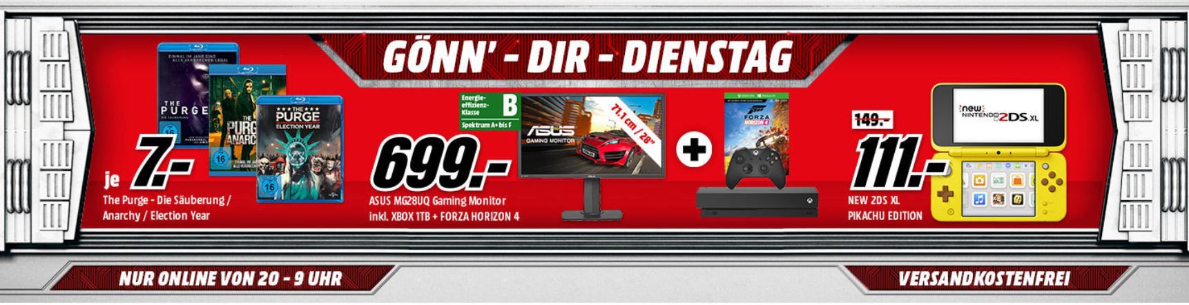 Asus Cerberus GTX1050 TI O4G Grafik Karte für 144€ (statt 182€) uvm. im Media Markt Dienstag Sale