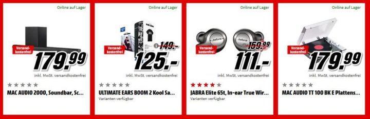 MM Sound Tiefpreiswoche: viele gute Angebote bis 20 Uhr   z.B. CASIO CTK 6200 Keybord  für 149€ (statt 189€)