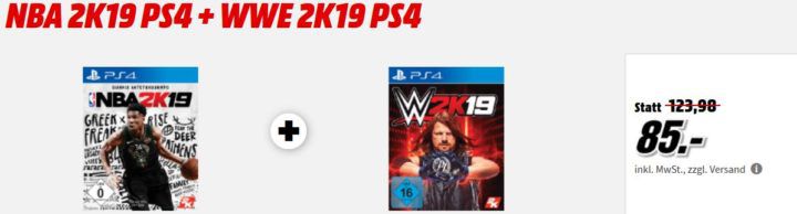 NBA 2K19: 20th Anniversary Edition [PS4] für 67€ (statt 83€) uvm. im Media Markt Dienstag Sale