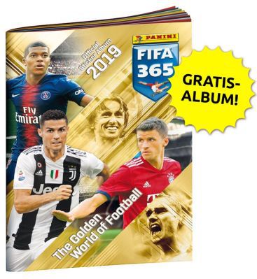 Fifa 365 2019 Panini Sammelalbum inkl. 6 Stickern gratis