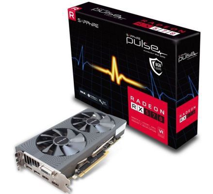 Sapphire Radeon RX 570 Pulse (8GB GDDR5, 256 Bit) + Spielebundle für 207,99€ (statt 260€)