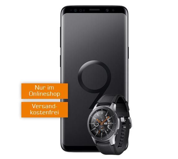 Top! Samsung S9 + Samsung Watch für 29€ (statt 786€) + Vodafone AllNet + 4 GB Daten Flat für 31,99€