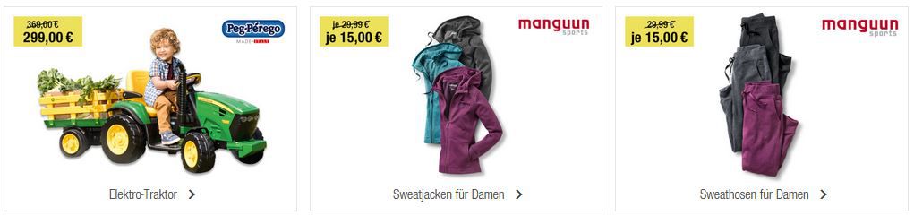 GALERIA Kaufhof 6 Tage Rennen bis zu 15€ sparen + Tagesangebote z.B. WMF Menerva 2 teiliges Topf Cromargan Set für 99€ (statt 139€)