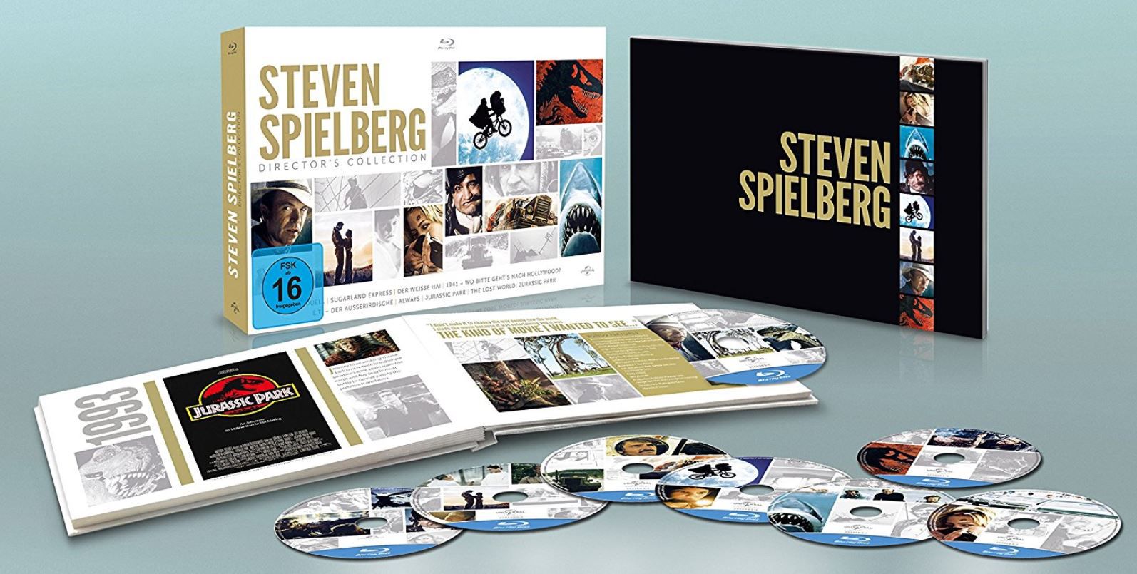 Steven Spielberg Directors Collection Blu ray für 27,97€  (statt 38€) [Prime]