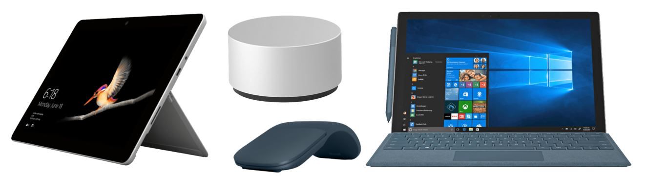 Saturn Markenwoche: heute günstige Microsoft Artikel : z.B.  Surface Go Tablet + Office für 449€