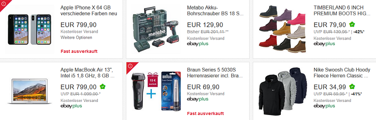 ? Knaller: Nur bis 21 Uhr   eBay: 10% auf ALLES (außer Münzen) in der App