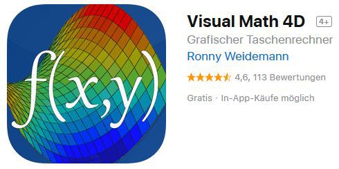 Visual Math 4D (iOS) gratis statt 2,29€