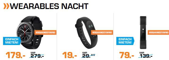 Saturn Late Night: Wearables Nacht    günstige Smart & Fitnessuhren: z.B. HUAWEI Watch GT für 199€ (statt 228€)